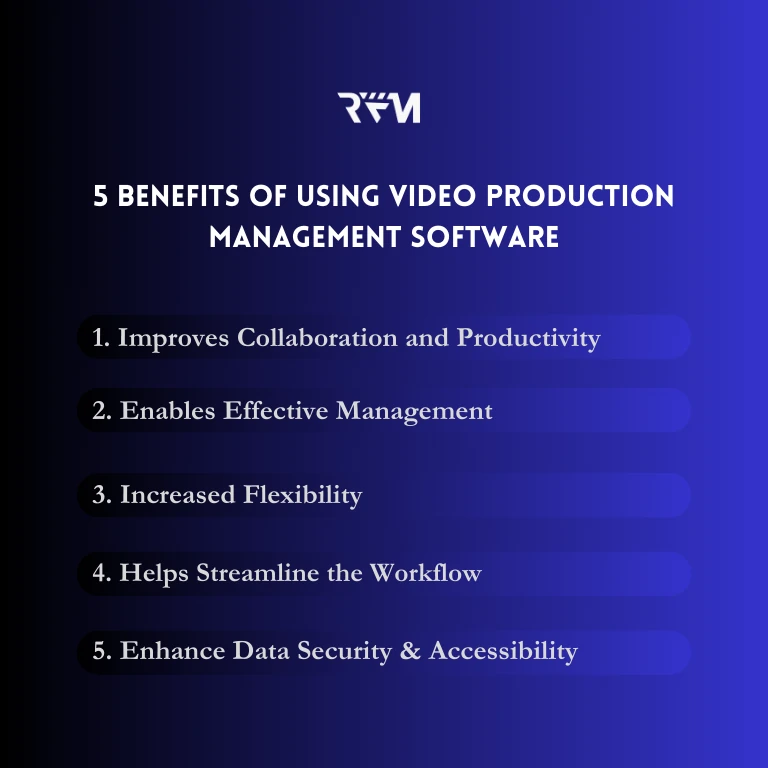 benefits of video production management software